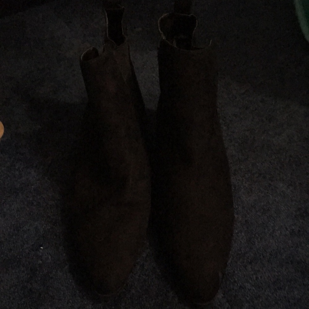 BLACK ANKLE BOOTS